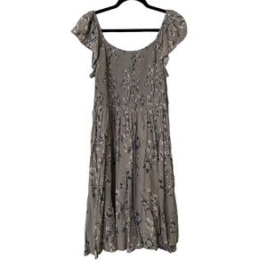 Torrid Plus Floral Smocked Swing Dress Size 2 or 18/20